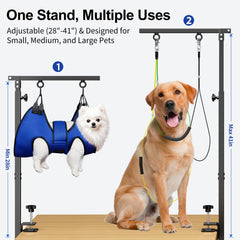 Hamac Aetherika securisant avec sangles auto-agrippantes pour chien