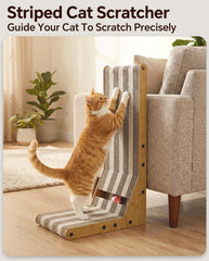Aetherpaw griffoir-chat plan plat, espace de repos et griffage pratique.
