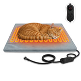 AFDUV tapis chauffant pour animaux intérieur et extérieur, réchauffe chiens et chats en hiver