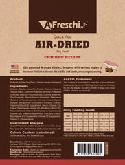 A Freschi srl croquettes forme en W pour favoriser la mastication.