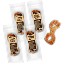 A Freschi srl Tendons de Dinde pour Chiens, emballage USA, friandise naturelle longue durée.