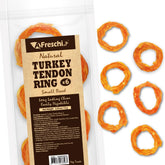 A Freschi Tendons de Dinde pour Chiens - emballage 6 pièces, pratique pour les friandises quotidiennes.