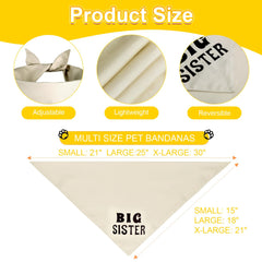 Bandana Agroon beige taille 18-25 pouces, adapté pour col jusqu’à 18 pouces.