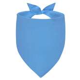 Bandana Agroon bleu grand pour chien, facile à porter et lavable.