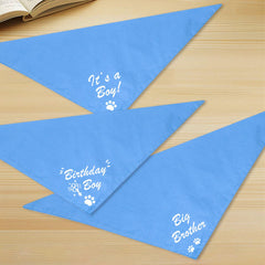 Détail couture sur bandana coton bleu Agroon, durable et doux pour la peau.