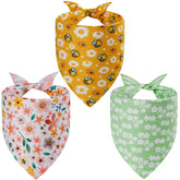 Bandana Agroon XL à motifs floraux, idéal pour les photos de votre chien