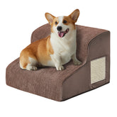 Ahpmeoa escaliers chien lit 2 etapes pour entrer au lit en douceur