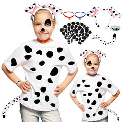 Ahuimeius dalmatien set – oreilles pour un déguisement amusant et confortable