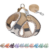 Aiitle harnais petit chien jacquard respirant pour un confort durable
