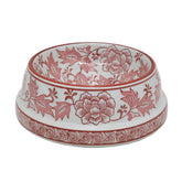 Aimusego bol chien en céramique rose et blanc, durable et stable.