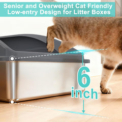 Bac-litière AIPERRO étanche avec fond scellé.