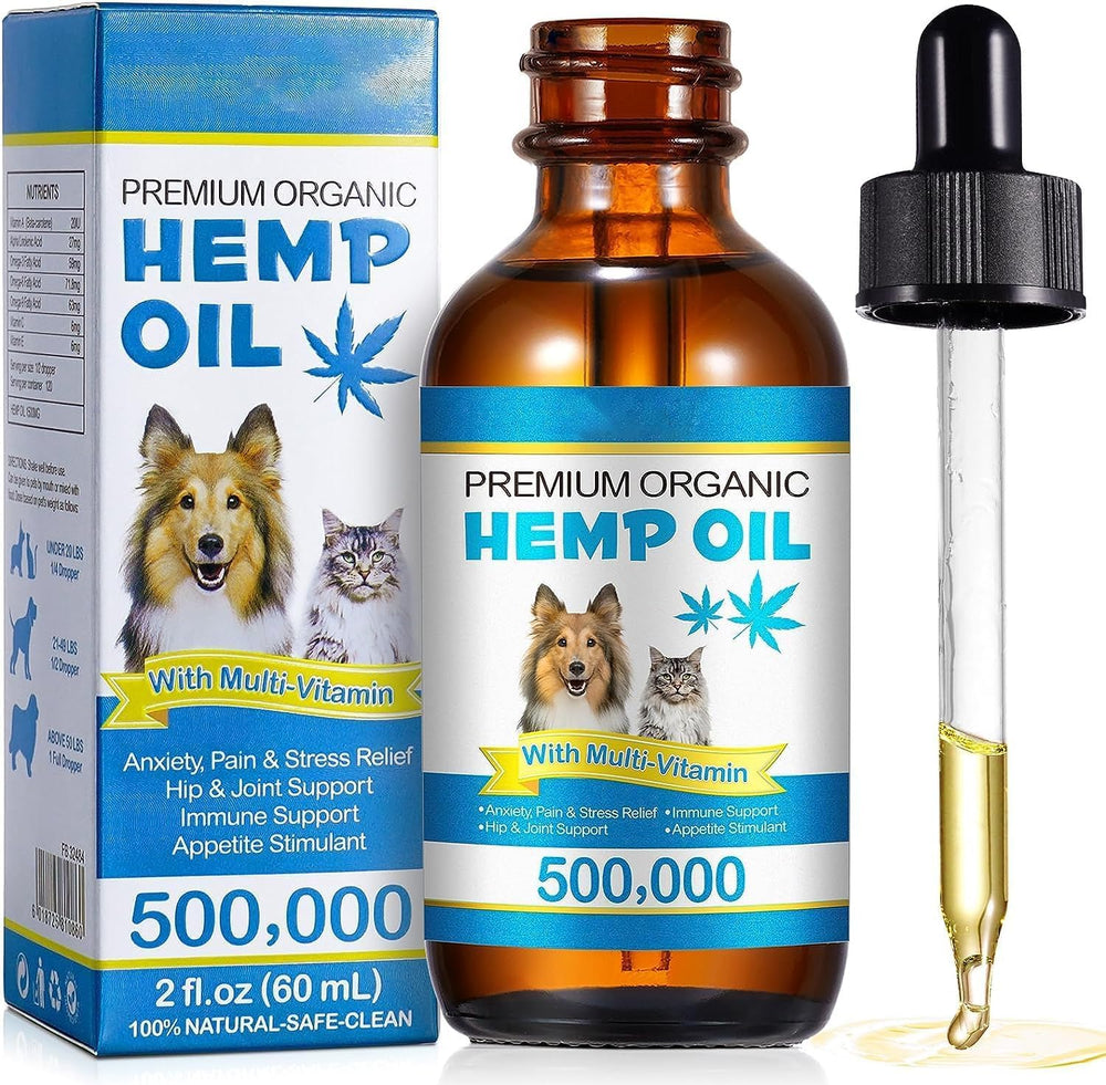 AIQIUSHA huile chiens et chats 60 ml flacon, apaisement potentiel et mobilité.
