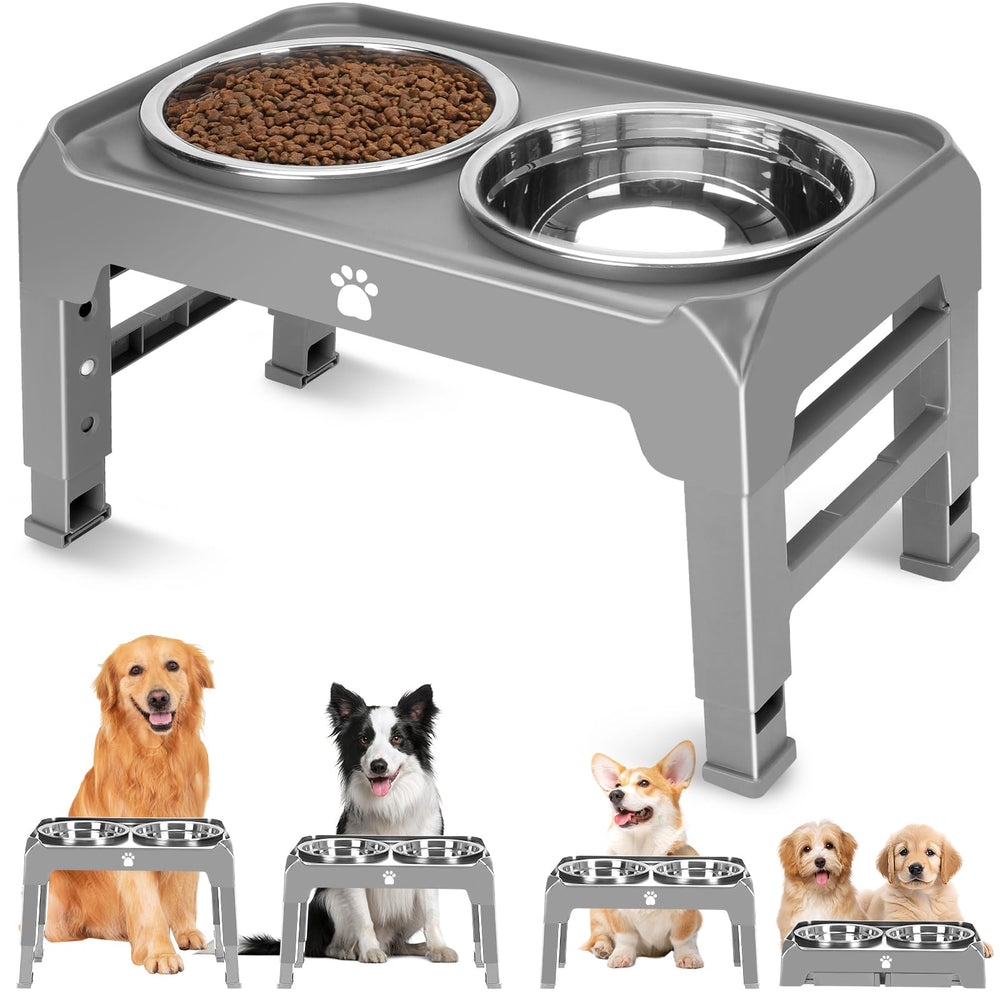 AIRMX support gamelles surélevé pour chiens, posture de repas améliorée.