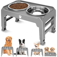 AIRMX support gamelles surélevé pour chiens, posture de repas améliorée.