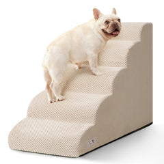Airpanda échelle-chien-5-etages-lit-haut — facilite l'accès au lit pour petits chiens.
