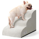 Airpanda escalier 3 étages pour chien et chat sur canapé, facilite l’accès.