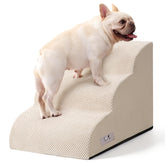 Airpanda escalier 3 marches pour petit chien – aide sûre sur canapé et lit