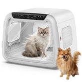 Airrobo boîte-sechage-animaux-65l, confort après le bain pour chiens et chats.