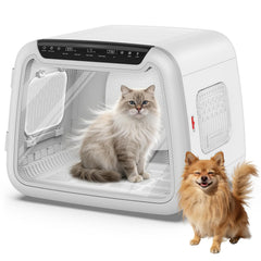 Airrobo boîte-sechage-animaux-65l, confort après le bain pour chiens et chats.