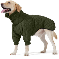 Manteau AITOLI chien avec fermeture-éclair double, protection du vent et de la pluie.