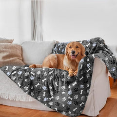 AIWEK couverture chien motif imprimé protège des taches et déversements.