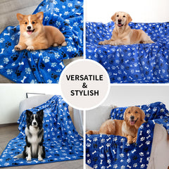 AIWEK motif patte-os et design charmant pour protéger le canapé.