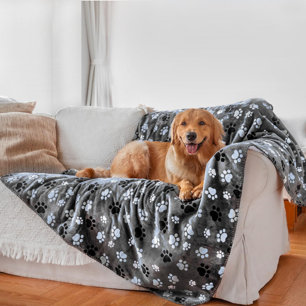 AIWEK tapis chien imperméable imprimé motif protège canapé des liquides et taches.