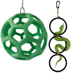 Ajqxh balle-enrichissement-serpent stimule l’activité et l’exploration du reptile.