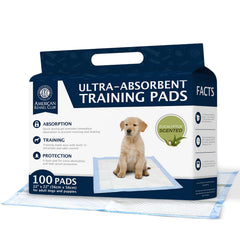 AKC Pads emballage vert : prêt à l'emploi pour démarrer l'entraînement.