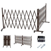 Barrière AkiiGer noire extensible pour chiens, idéale en intérieur