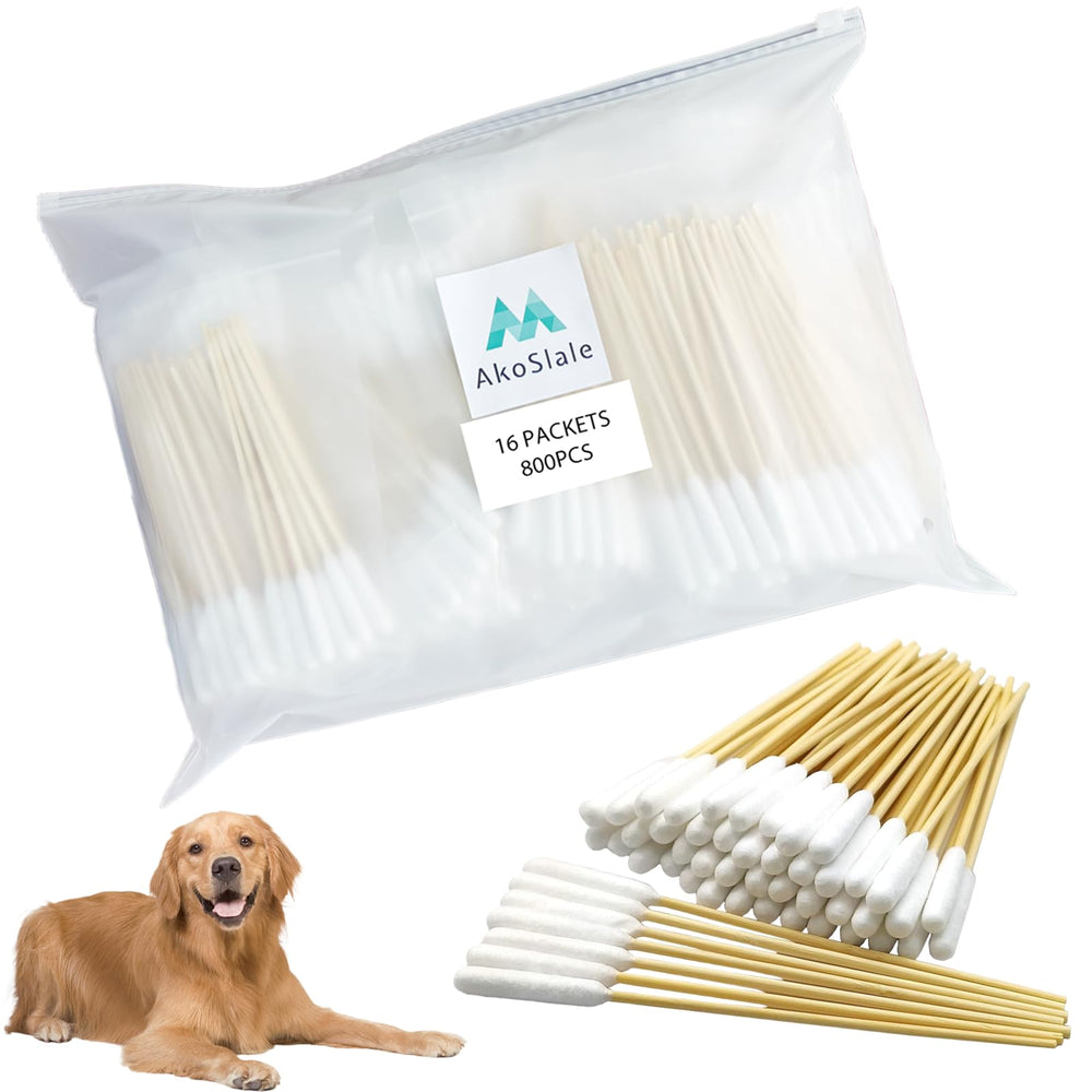 AkoSlale pack 800-tiges coton-bambou, idéal pour le nettoyage profond des oreilles.