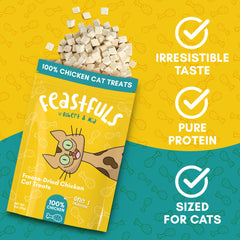 ALBERT ET MIA Feastfuls: sachet 1oz pratique pour récompenses.