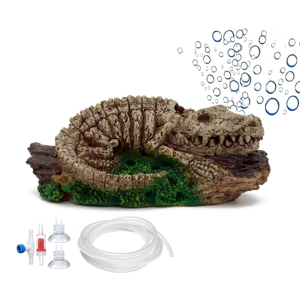 ALEGI dinosaure bulleur d'aquarium, bulles visuelles pour oxygéner l'eau