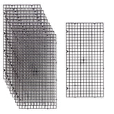 ALEGI diviseur bac aquarium grille plastique noir, séparation sûre des poissons.