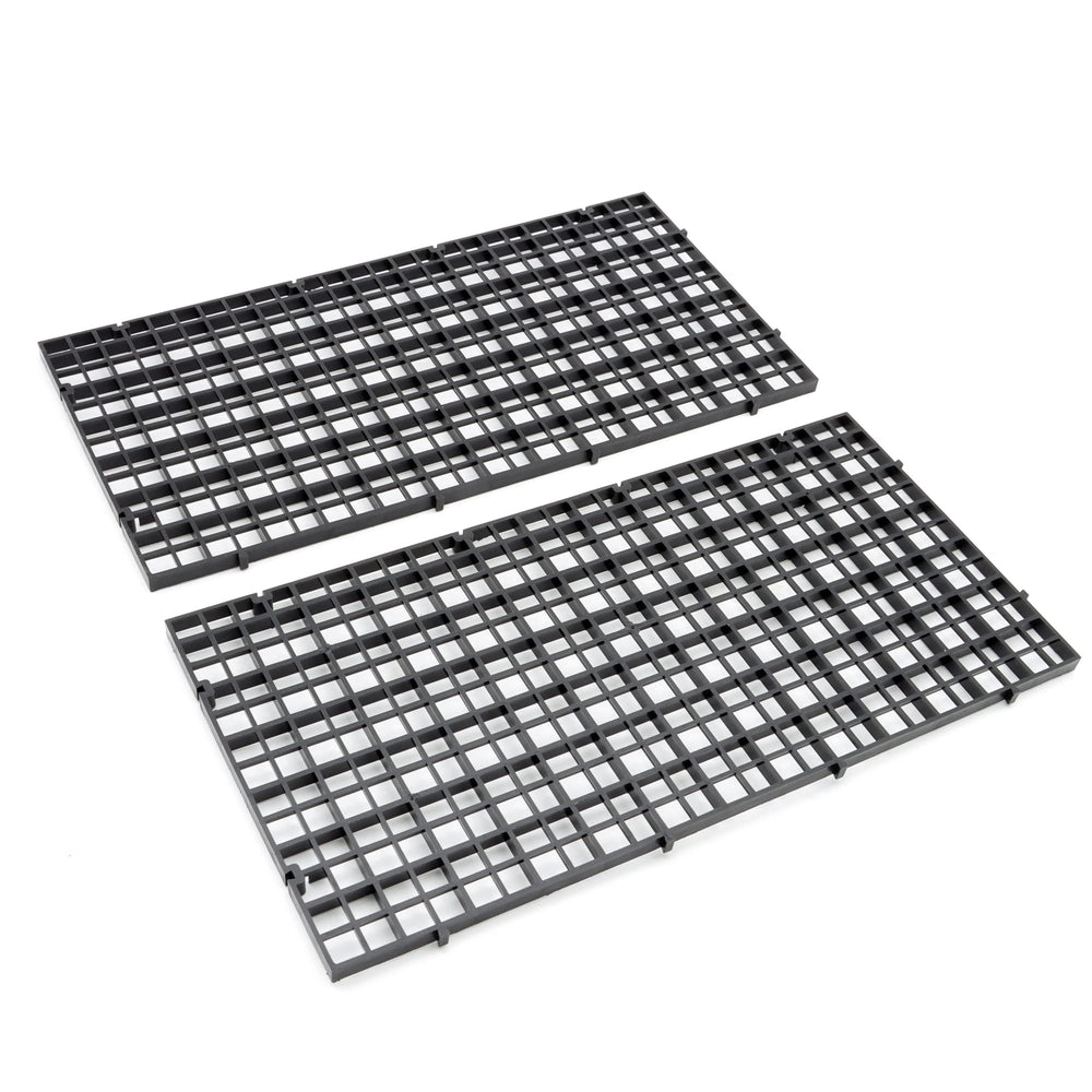 ALEGI diviseur grille pour aquarium noir 2 pièces, séparations simples des poissons