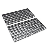 ALEGI diviseur grille pour aquarium noir 2 pièces, séparations simples des poissons