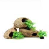 Alegi pierres ceramiques empilables, décor naturel pour aquarium, faciles à repositionner et à nettoyer.