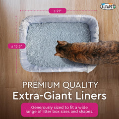 Alfapet sacs-litiere-resistants-griffes: résistance contre les griffes des chats actifs.