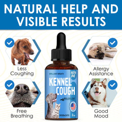 Alfa Pet Soutien Respiration Chat — flacon 2oz facilite une respiration plus fluide.