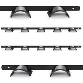 Aliceset porte-bride mural 5 emplacements noir, rangement clair pour renes