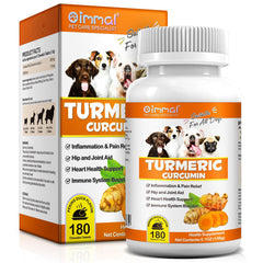ALIVO Curcuma pour chiens — flacon pratique pour joints potentiels
