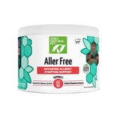 AllerFree pour chien, bouteille montrant le supplément quotidien potentiel