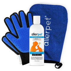 Allerpet: bouteille anti-squames chat, réduction potentielle des allergènes.