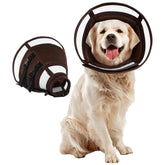 Allroaring cone pour chien, vue avant, met en évidence le confort et la respirabilité.