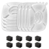 Allxin filtre remplacement pour fontaine chat 4 pouces, amélioration potale eau.