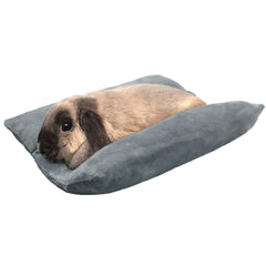 Lit peluche Alphatool pour lapin, ensemble complet et confort.