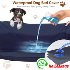 ALWZ-RDY housse pour lit chien en forme d’anneau imperméable, nettoyage facile