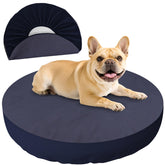 ALWZ-RDY housse pour lit chien rond imperméable protège l’insert et les odeurs