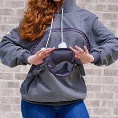 ALYC hoodie, fenêtre en mailles d’air pour que l’animal regarde dehors en sécurité.
