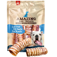 Amazing Dog Treats: anneaux-trachee-boeuf-3-4-pouces, récompense savoureuse pour chien